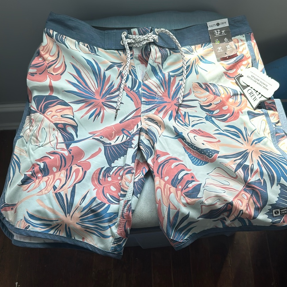 Salty Crew Breaker Board Shorts - sea foam